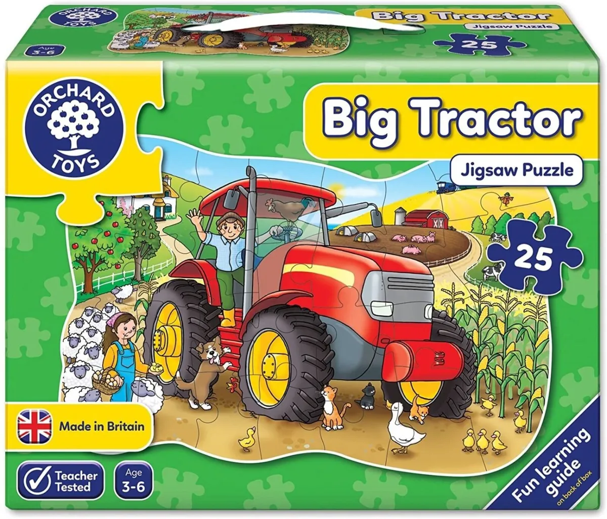 Orchard Toys "Big Tractor" jigsaw puzzle, a 25-pie - Image 1