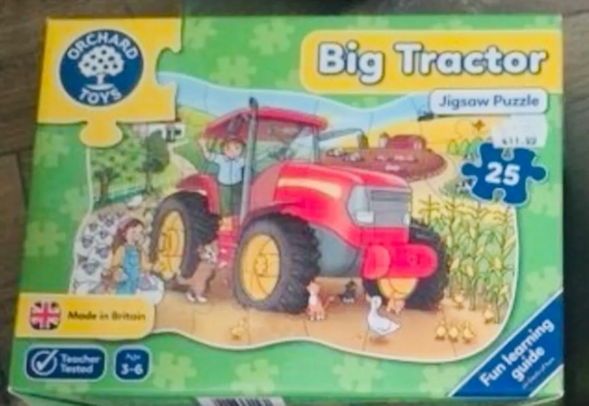 Orchard Toys "Big Tractor" jigsaw puzzle, a 25-pie - Image 2