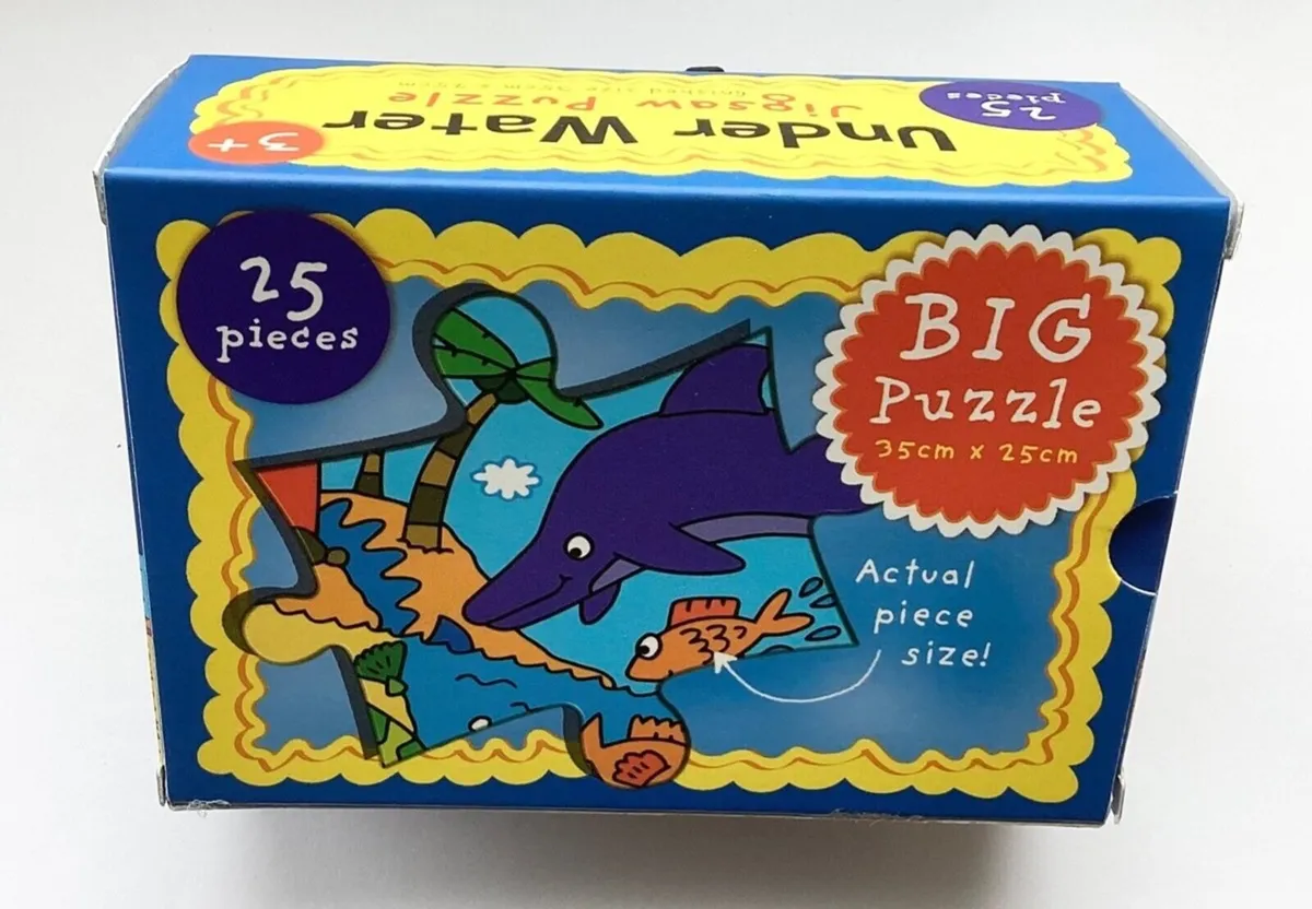 Big Puzzle Dolphin & Fish - 25 piece - Image 1