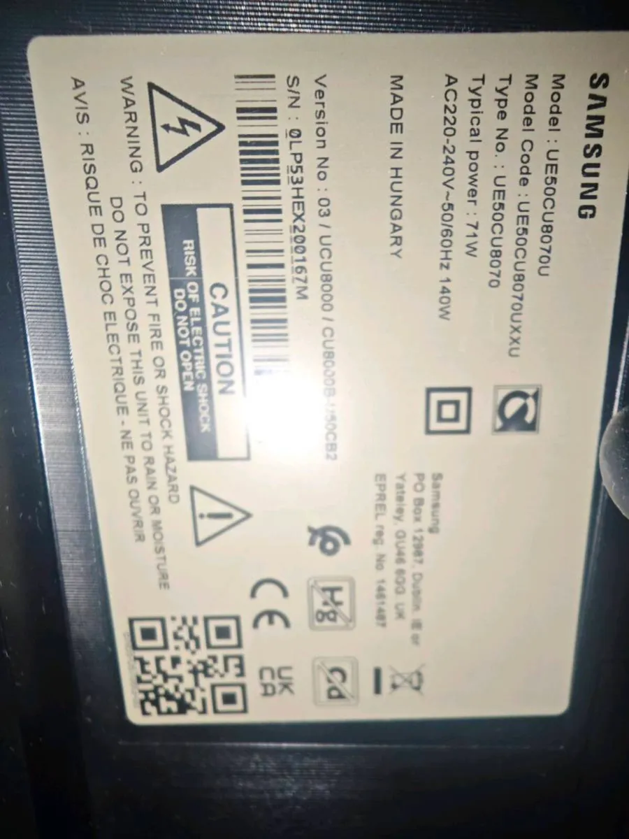 Samsung tv on warranty 2 years left Harvey norman - Image 2