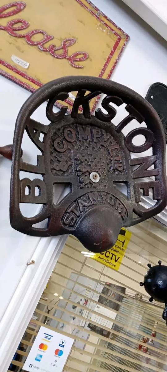 Vintage Cast Iron Tractor Seat