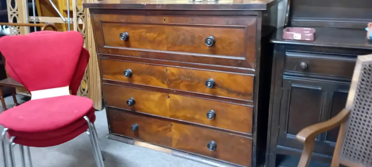 Large Victorian Scotch Chest As Seen - Image 1