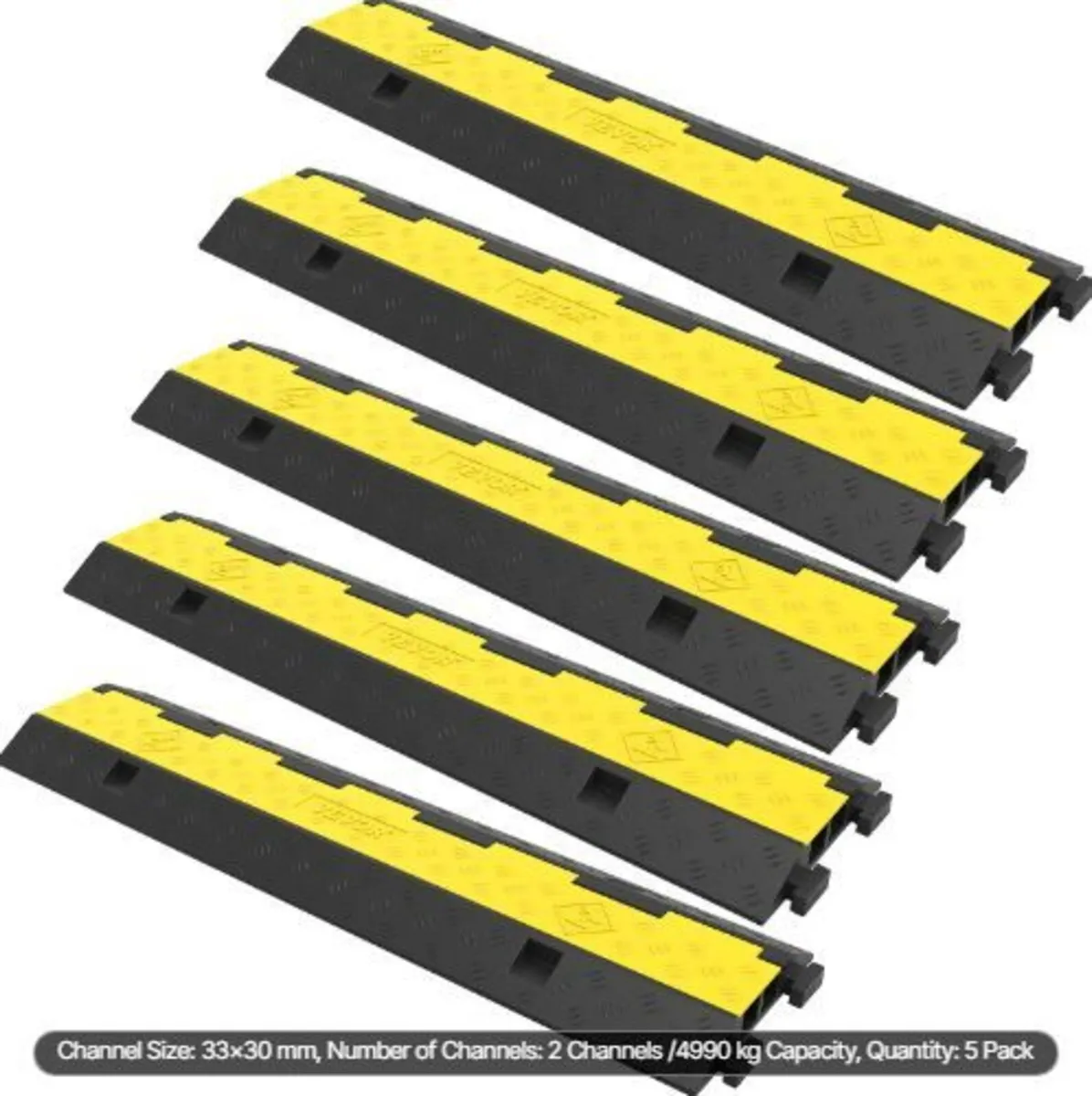 Cable Protector Ramp 101x24.5x5 cm , 5 Packs - Image 1