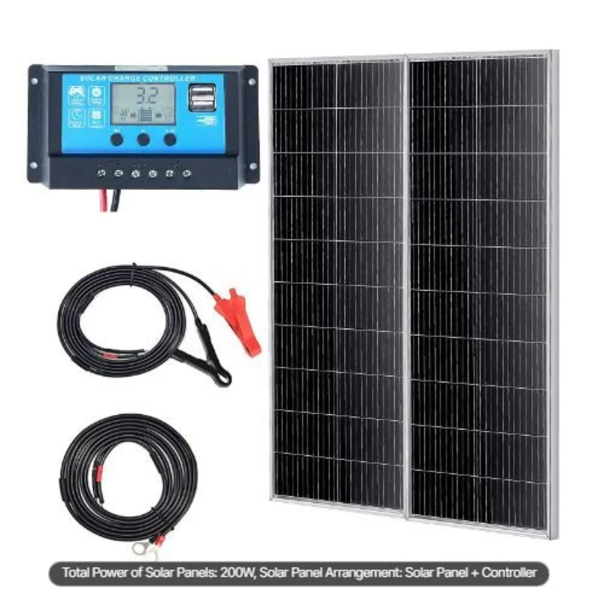 200W Monocrystalline Solar Panel Kit - Image 4