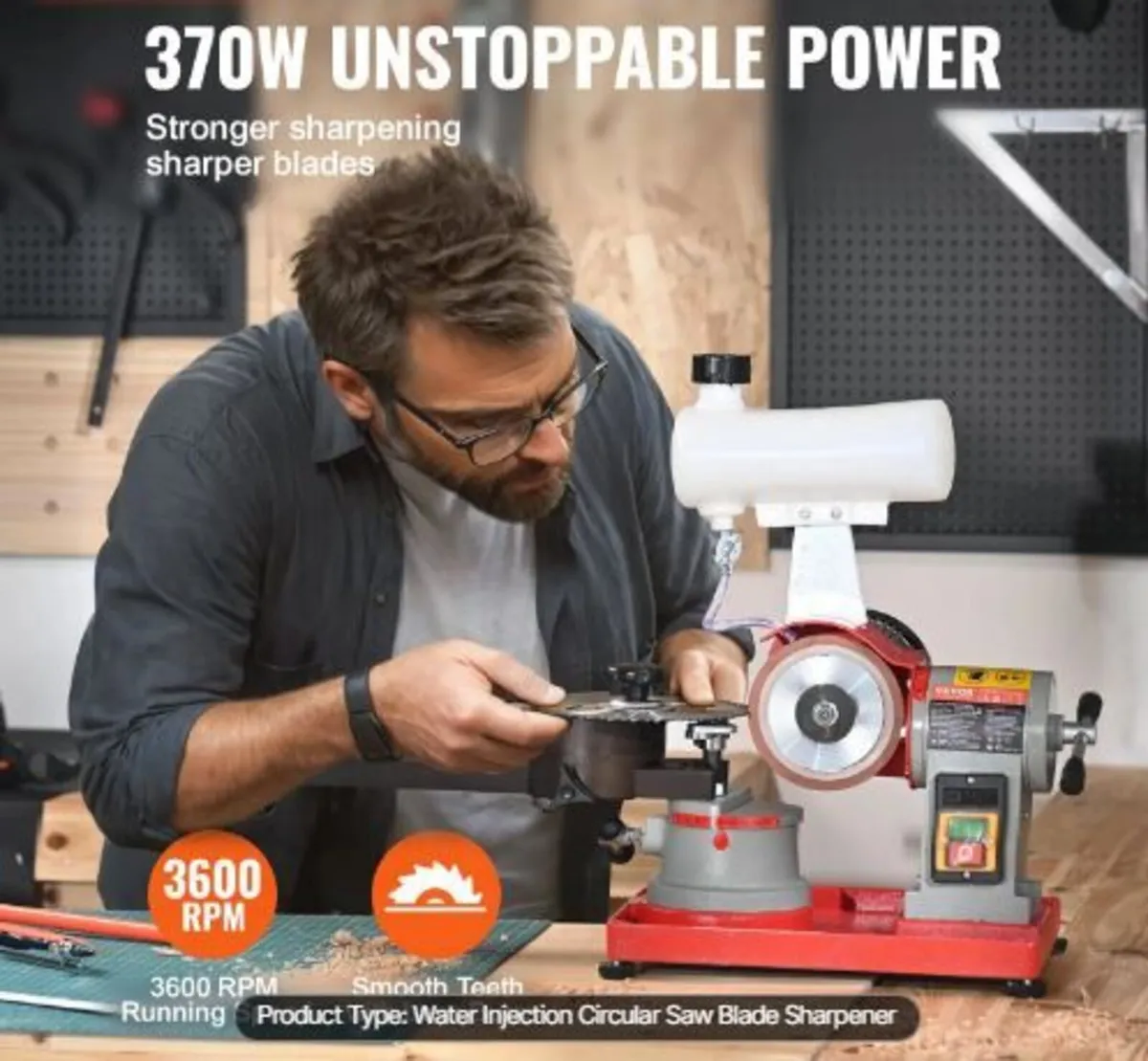 Circular Saw Blade Sharpener Grinder 370W - Image 3