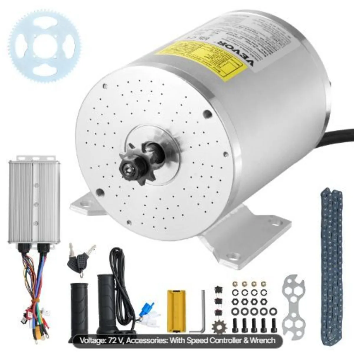 3000W Electric Brushless DC Motor Kit - Image 1
