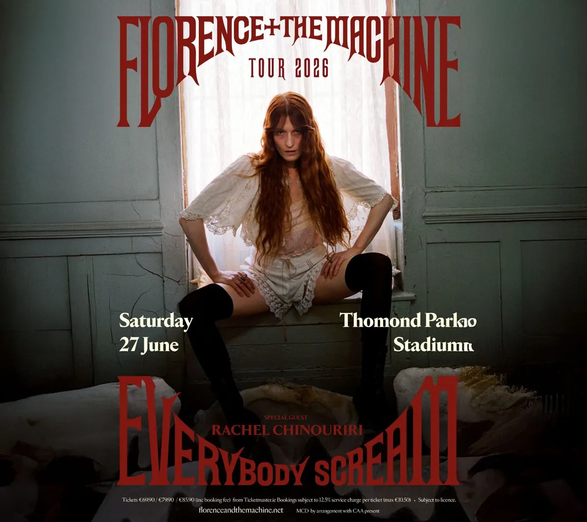 2 x Florence & the machine tickets - Thomond Park