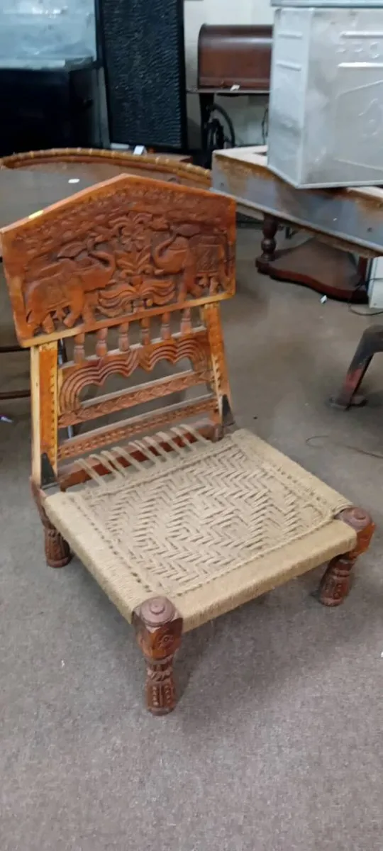 Vintage Folding Prayer Kneeler Chair - Image 1