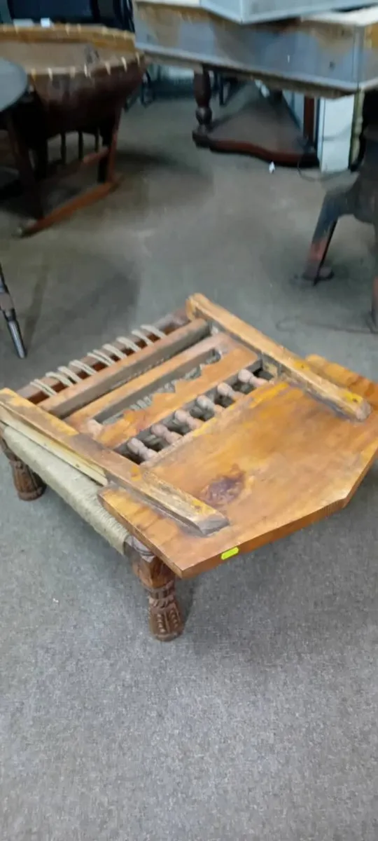 Vintage Folding Prayer Kneeler Chair - Image 2