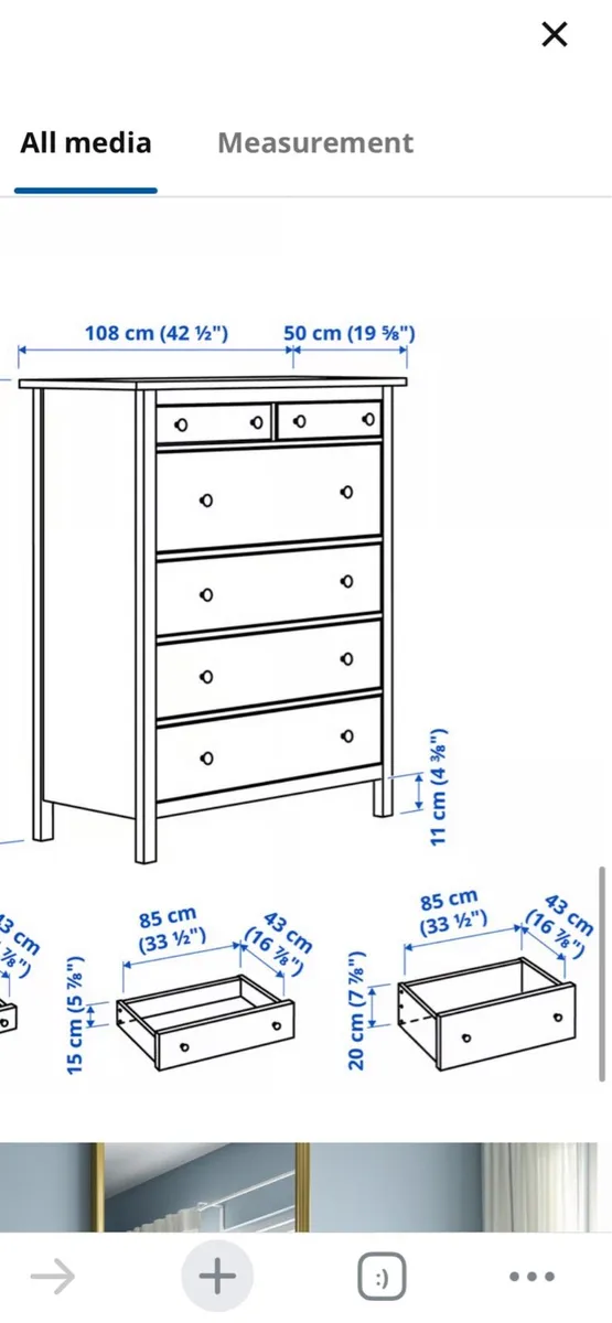 Large chest of drawers - Image 3