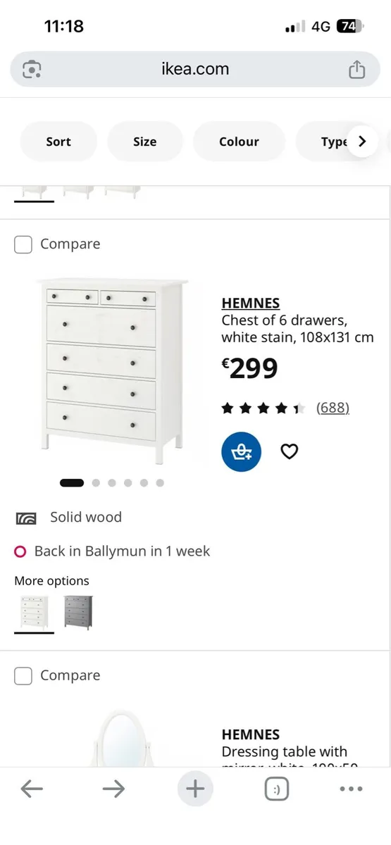 Large chest of drawers - Image 4