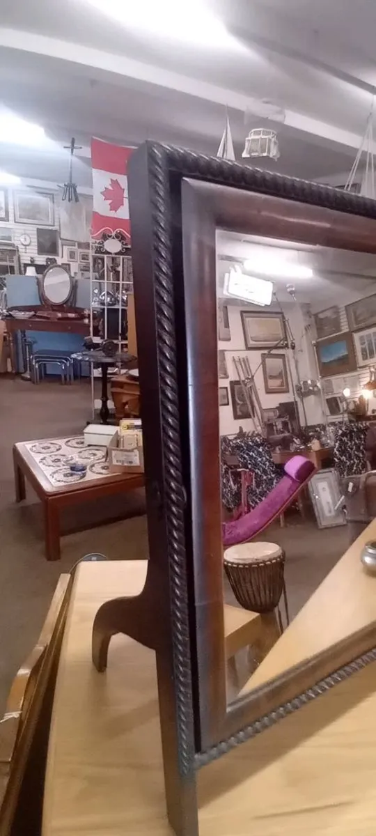 Decorative Mahogany Dressing Table Mirror - Image 2