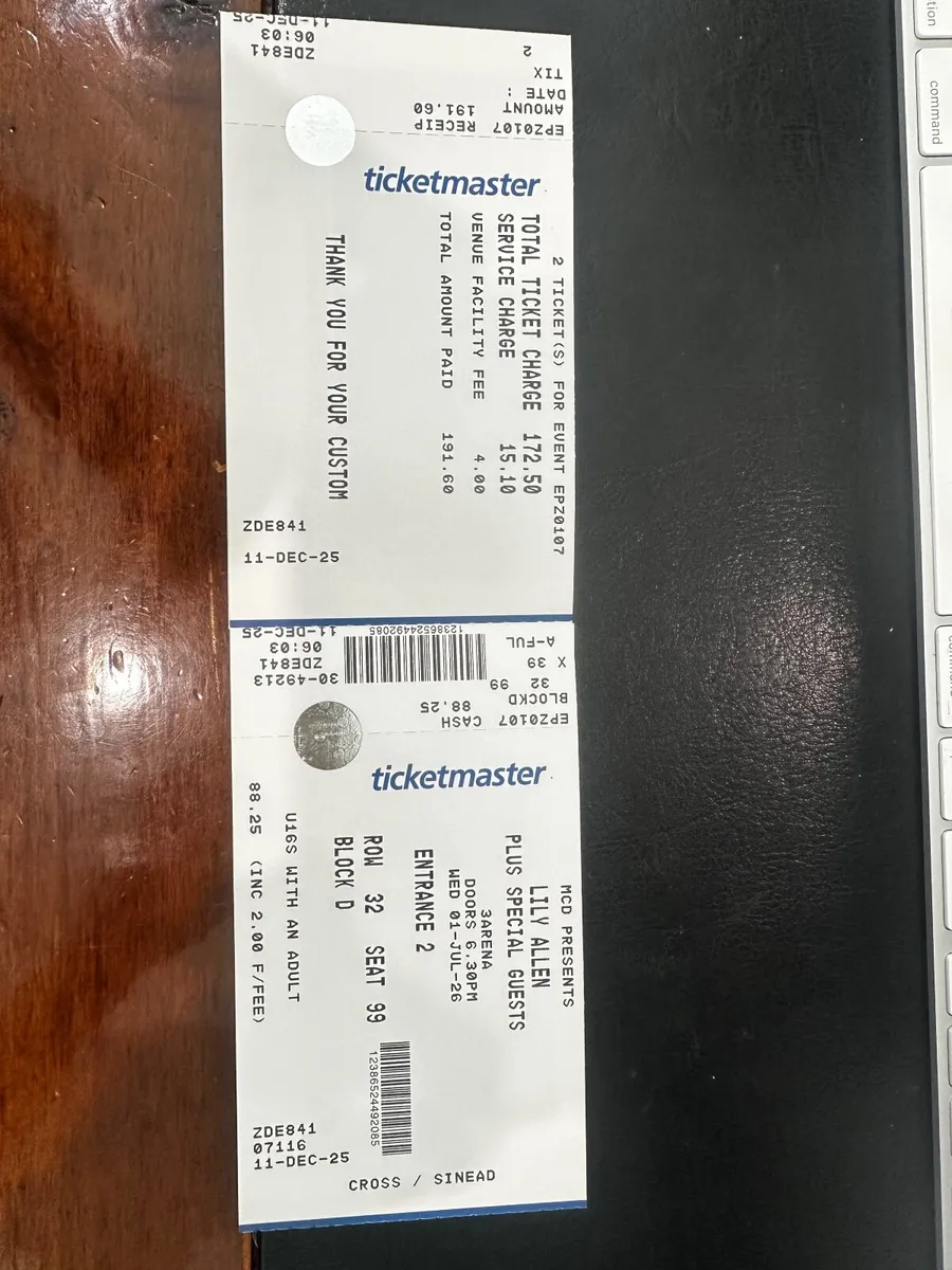 Lily Allen Tickets - Image 1