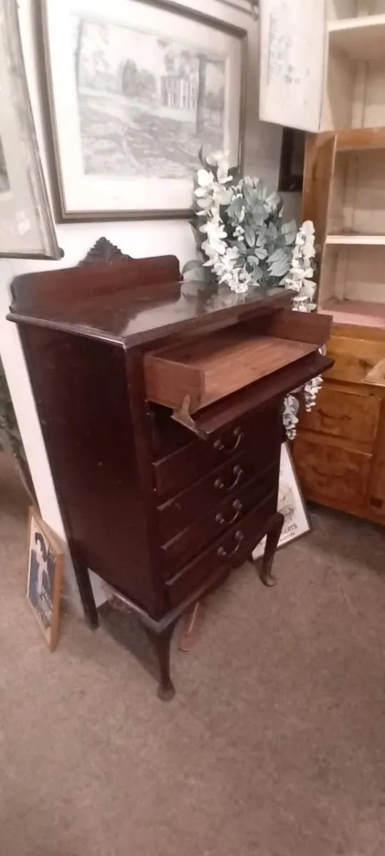 Mahogany Music Cabinet - Image 2