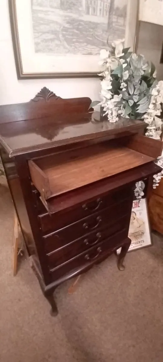 Mahogany Music Cabinet - Image 3