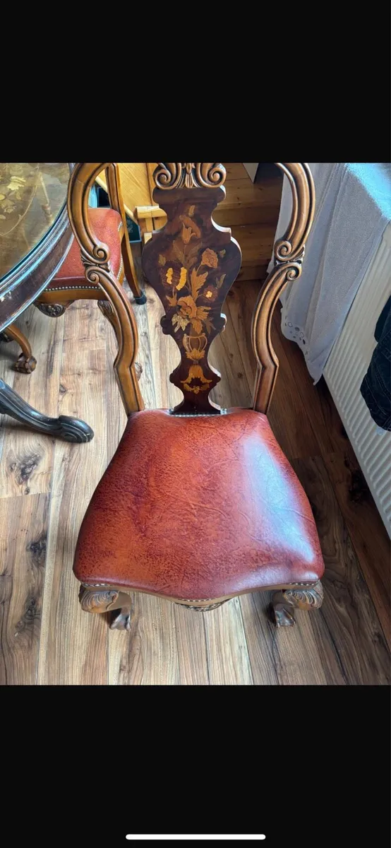 Vintage table and chairs - Image 3