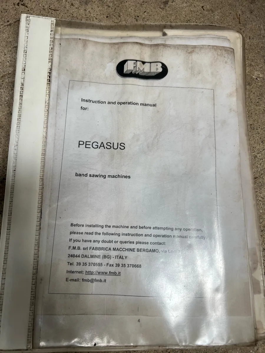 FMB Pegasus Bandsaw - Image 3