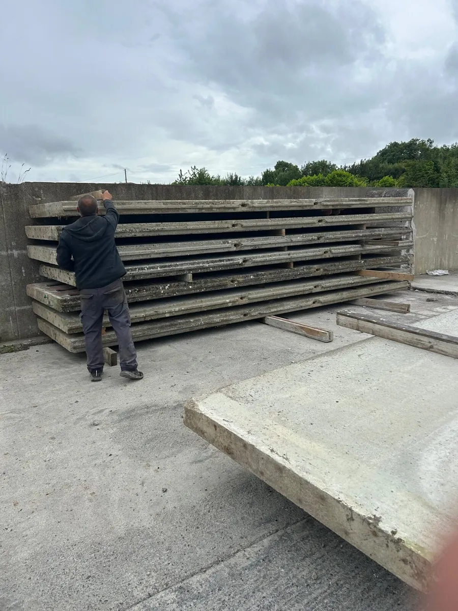 Precast concrete slabs. - Image 2