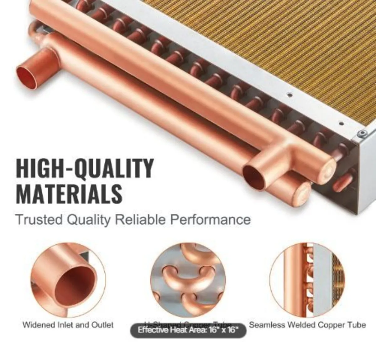 16"x 16"/40.6 x 40.6 cm Heat Exchanger Water - Image 2