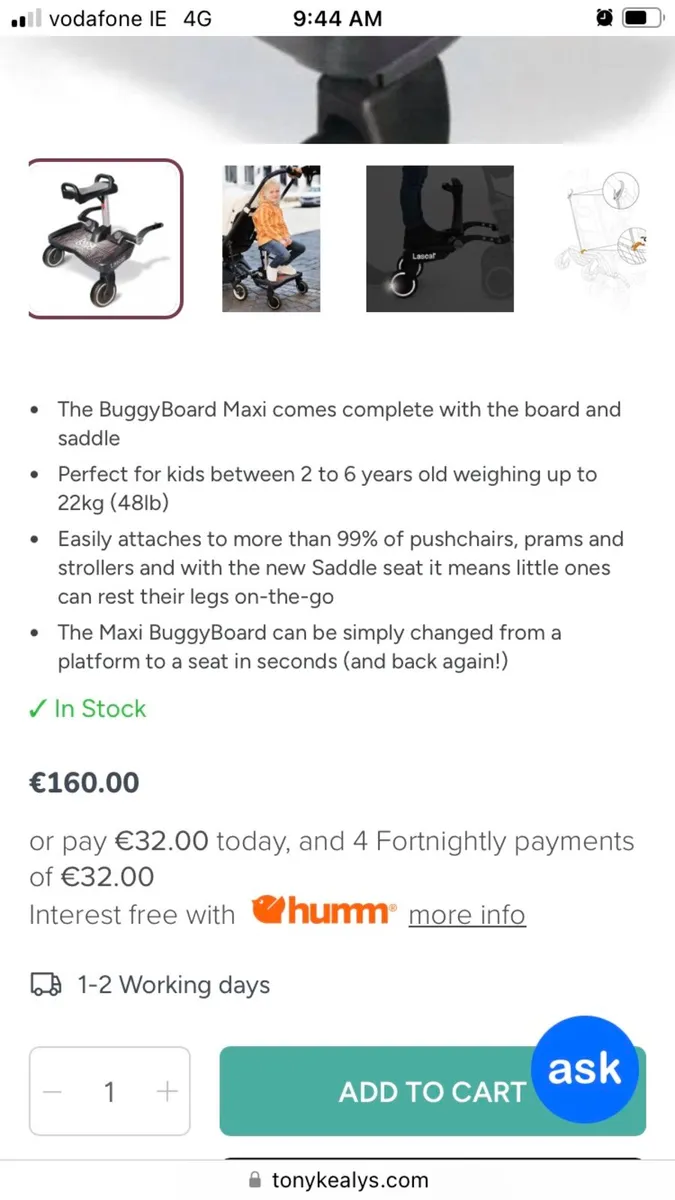 Lascal buggy board maxi plus - Image 4
