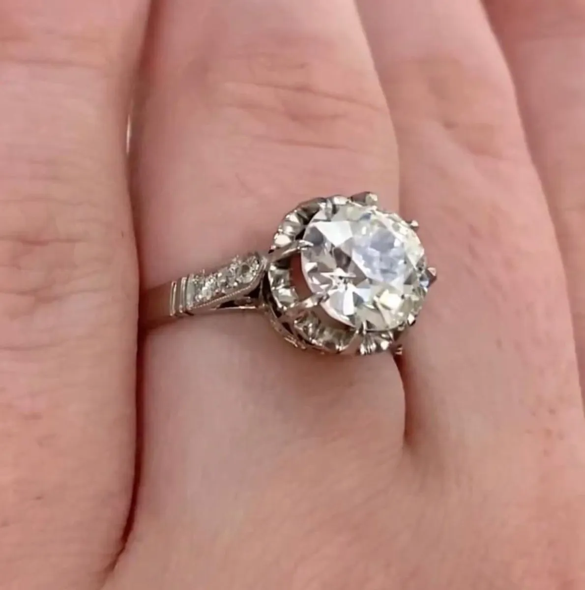 Antique diamond ring