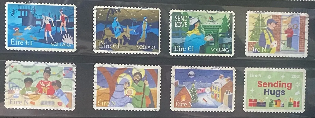 Ireland Xmas stamp lot - Image 3