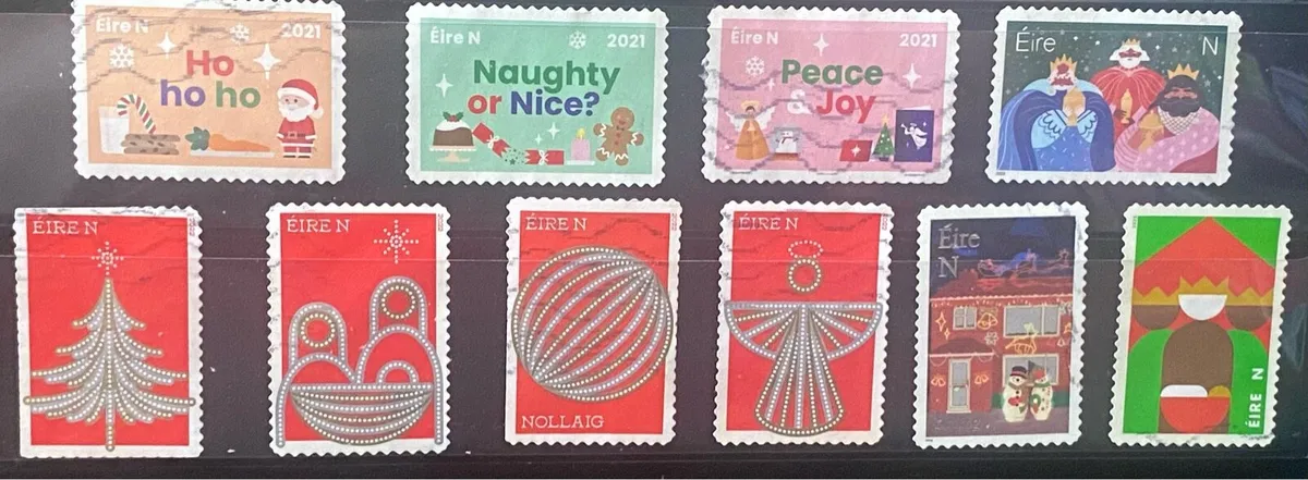Ireland Xmas stamp lot - Image 4