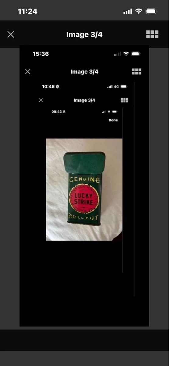 Vintage Lucky Stroke Metal Box - Image 3