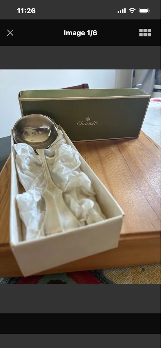Brand New Christofle Sauce Spoon - Image 1