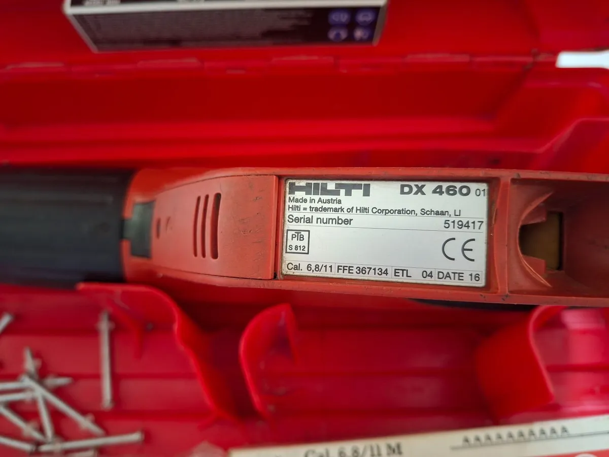 Hilti DX 460 F8 Powder-actuated tool "Serviced" - Image 3