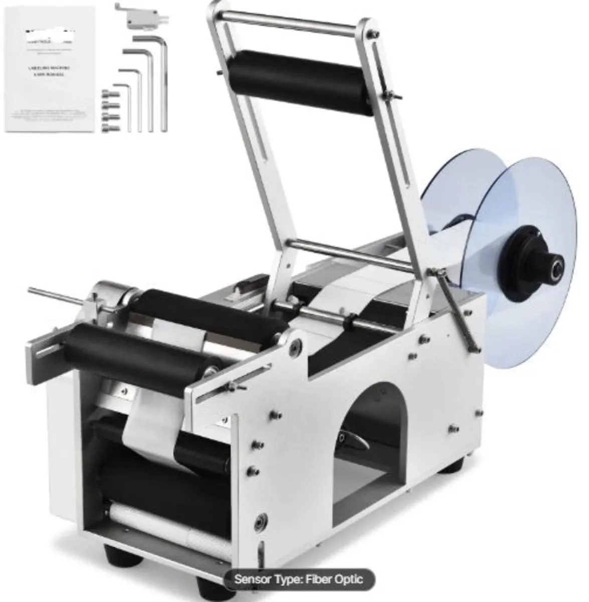 Semi-Automatic Round Labeling Machine,20-50pcs/min - Image 1