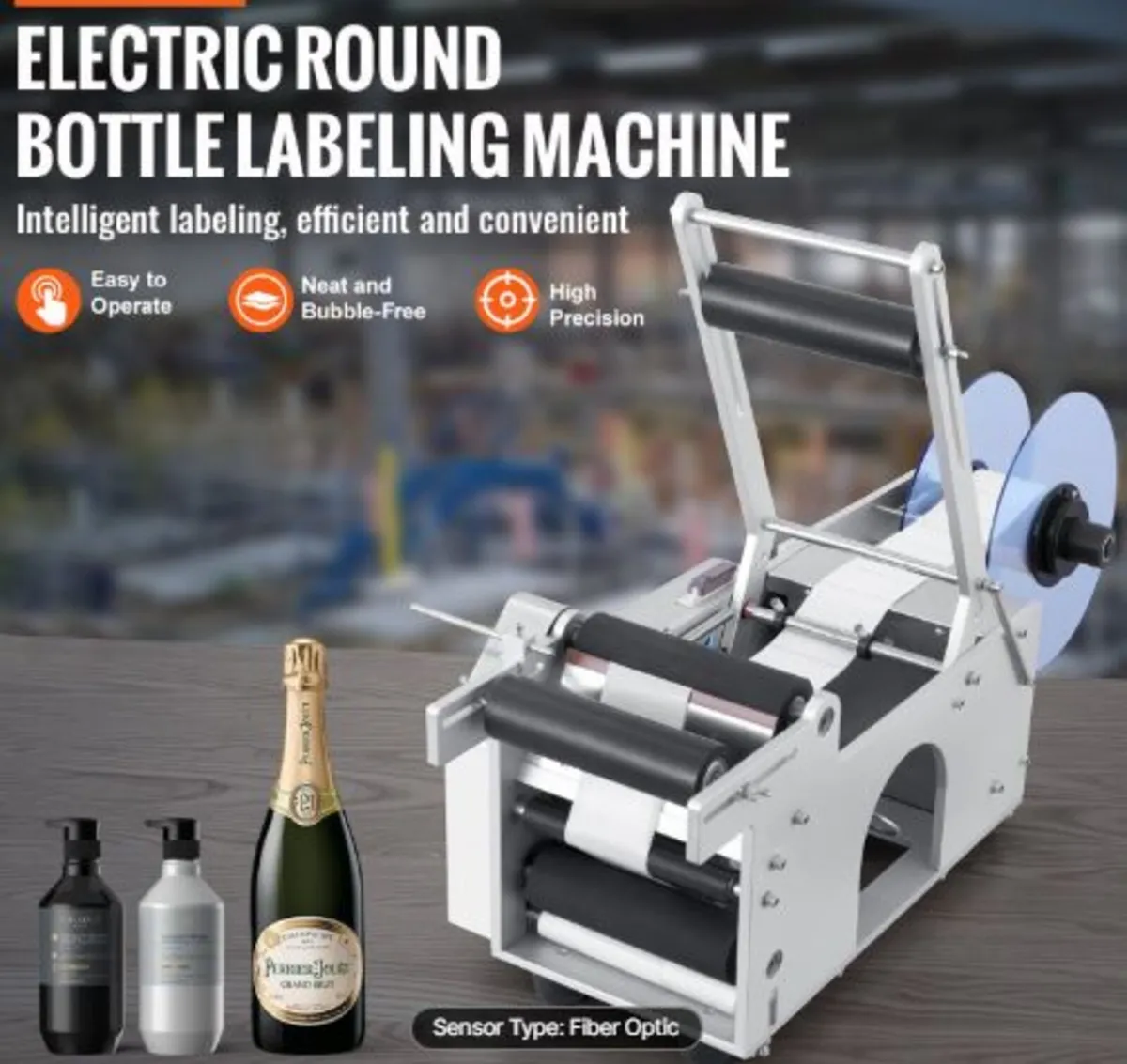 Semi-Automatic Round Labeling Machine,20-50pcs/min - Image 2