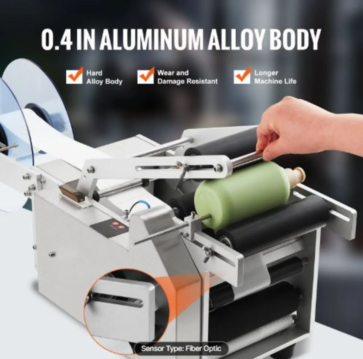 Semi-Automatic Round Labeling Machine,20-50pcs/min - Image 3