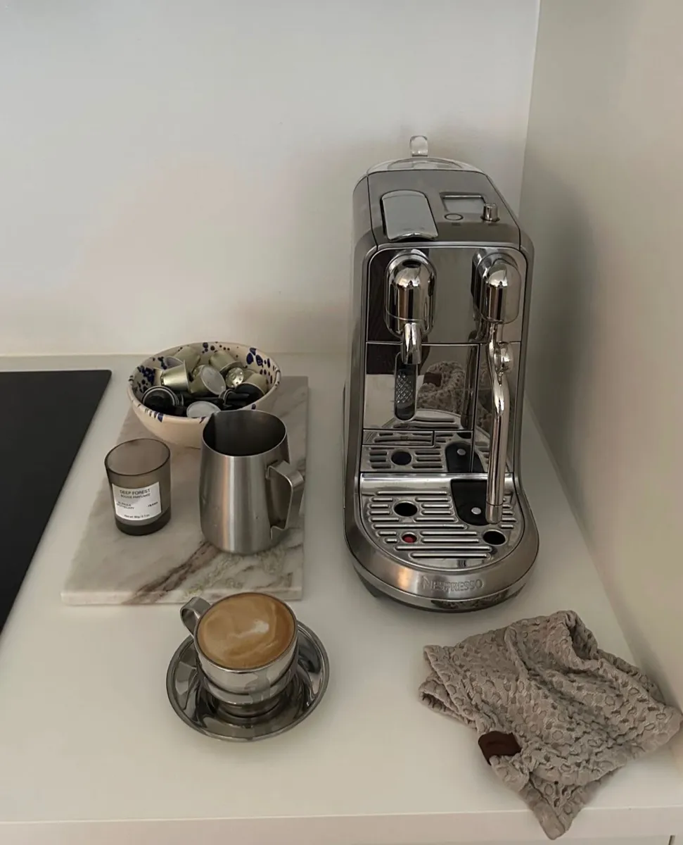 Espresso Coffee Machine - Stainless Steel - Image 1
