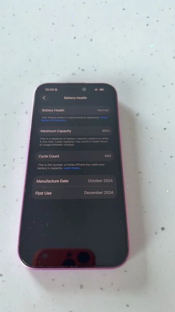 Apple iPhone 16 - Pink - Image 3
