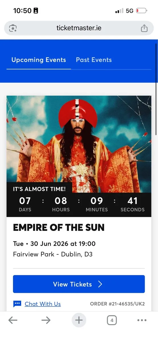 Empire of the Sun tickets *2