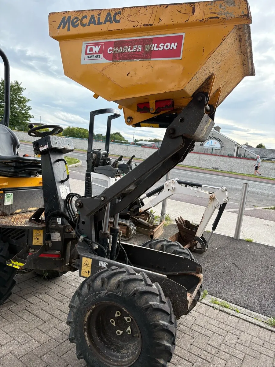 2018 Mecalac 1ton high lift Dumper - Image 3