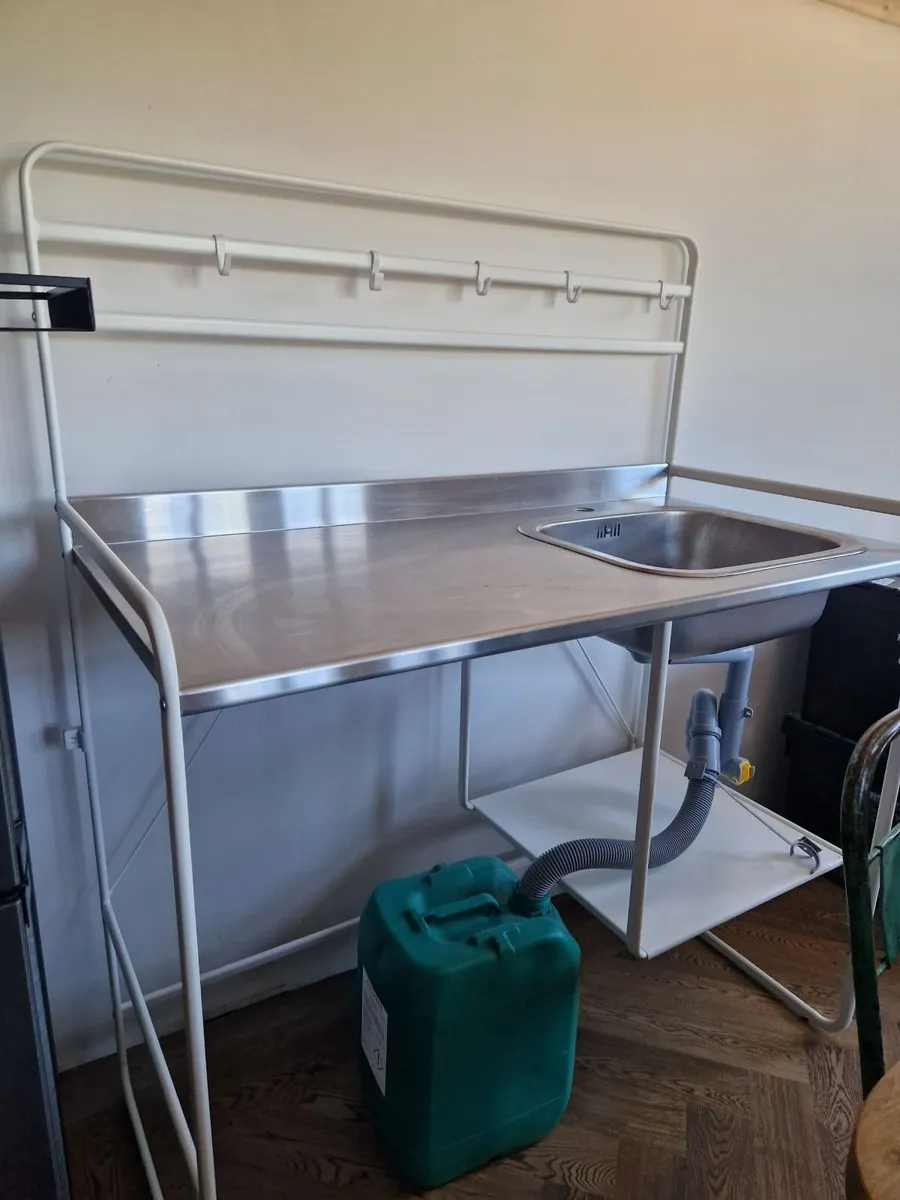 mini kitchen - ikea sunnersta with wastepipes - Image 1