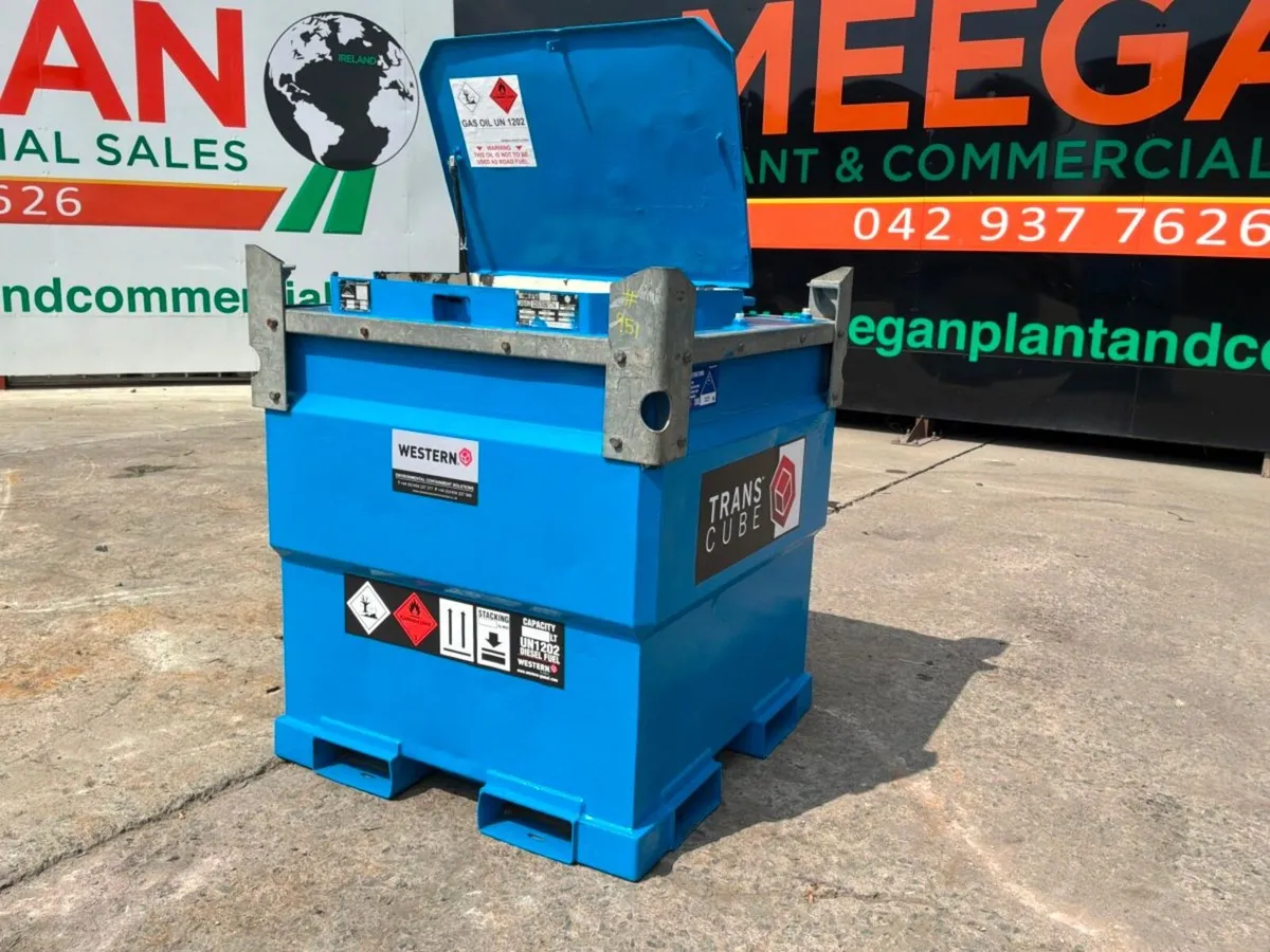 Western 950 litres  bunded fuel delivery cube951. - Image 2