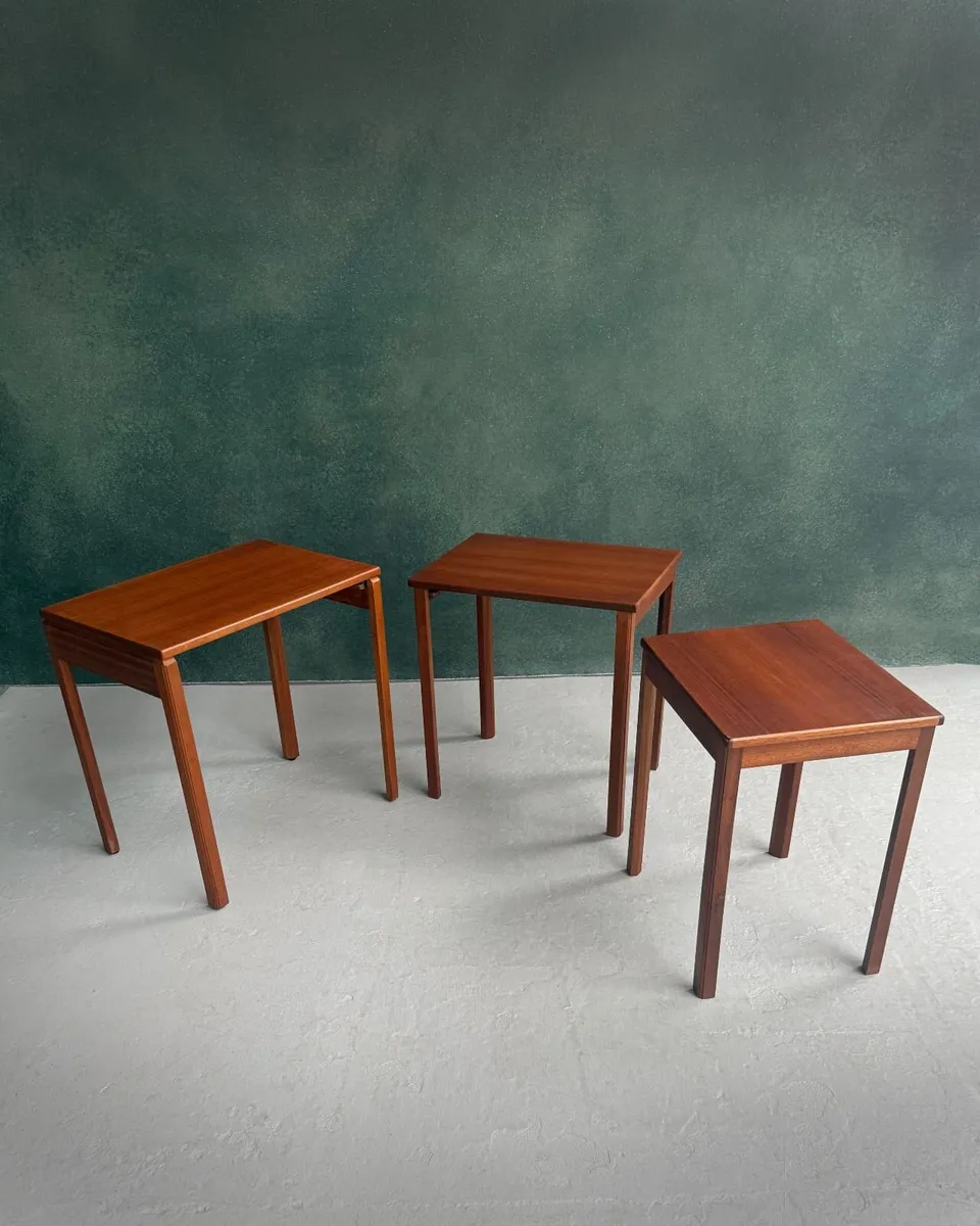 Mid-Century McIntosh Nest of Tables - Image 3