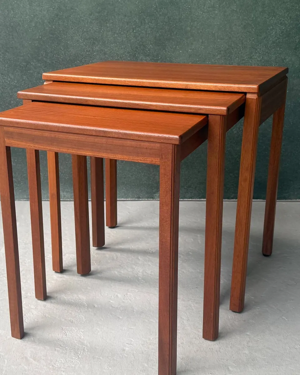 Mid-Century McIntosh Nest of Tables - Image 4