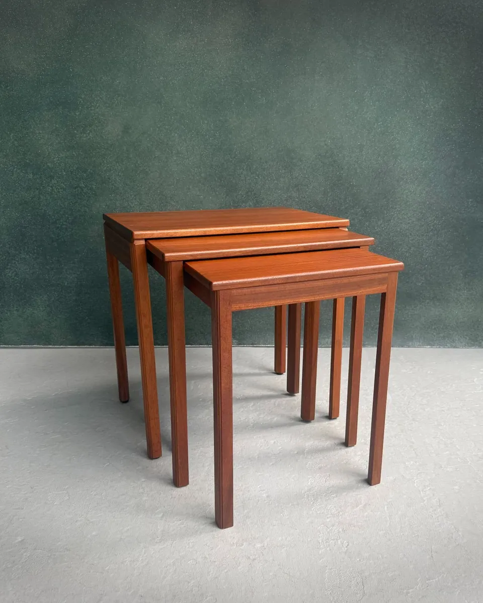Mid-Century McIntosh Nest of Tables - Image 1
