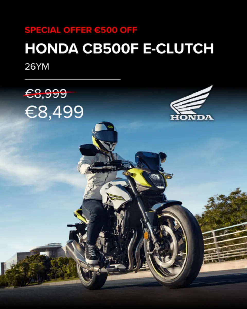 HONDA Hornet 500F E-Clutch NEW *Special Offer* - Image 1