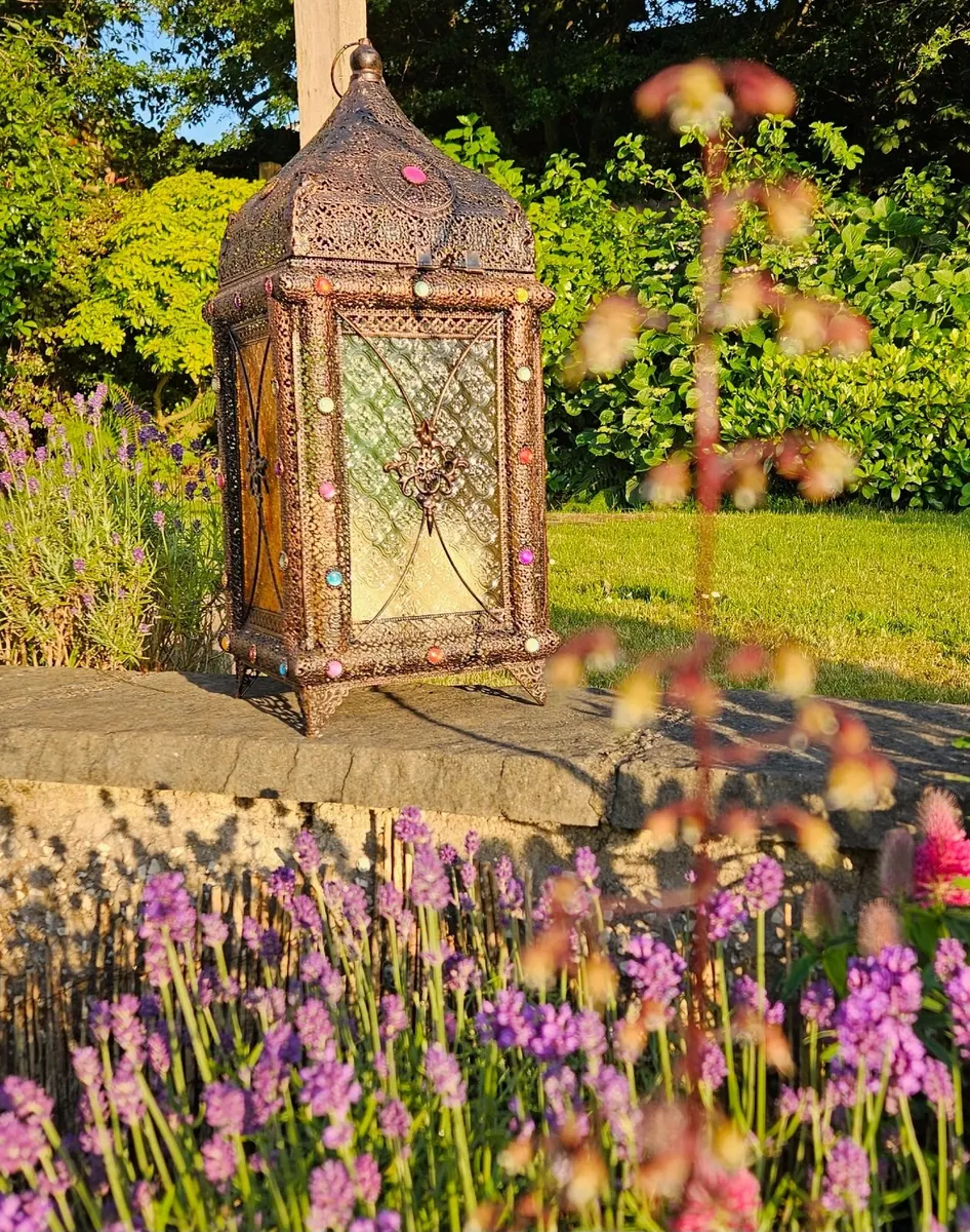 Glass lantern - Image 1