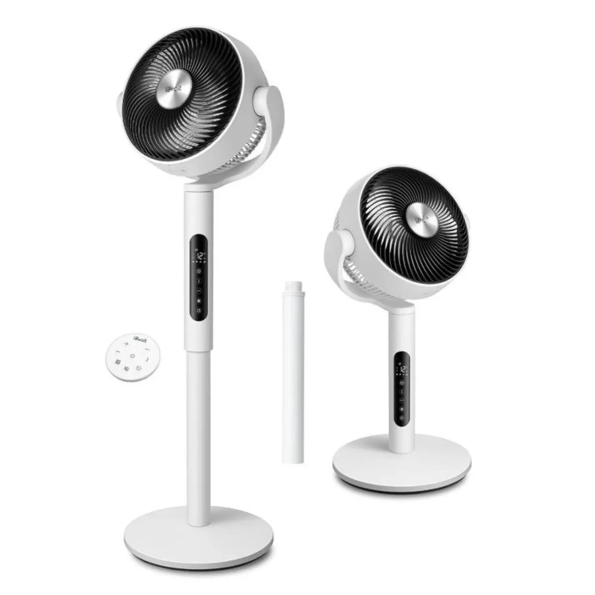 Levoit 20dB Quiet Pedestal Fan - White. - Image 1