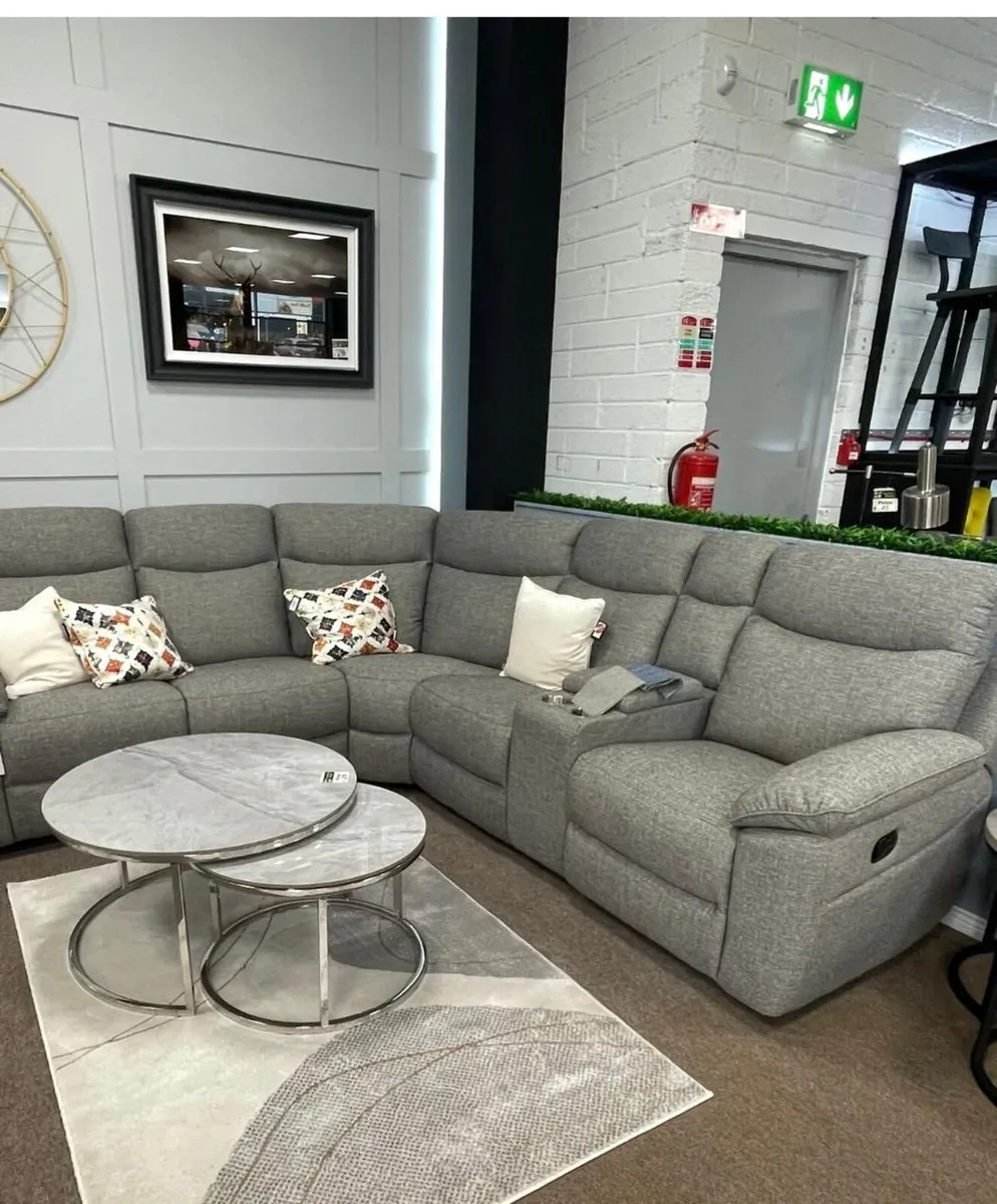 Corner Sofa Suite and Separate 2 Seater Couch - Image 1