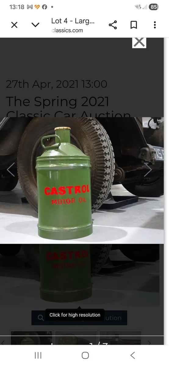 Vintage castrol oil can.... - Image 4
