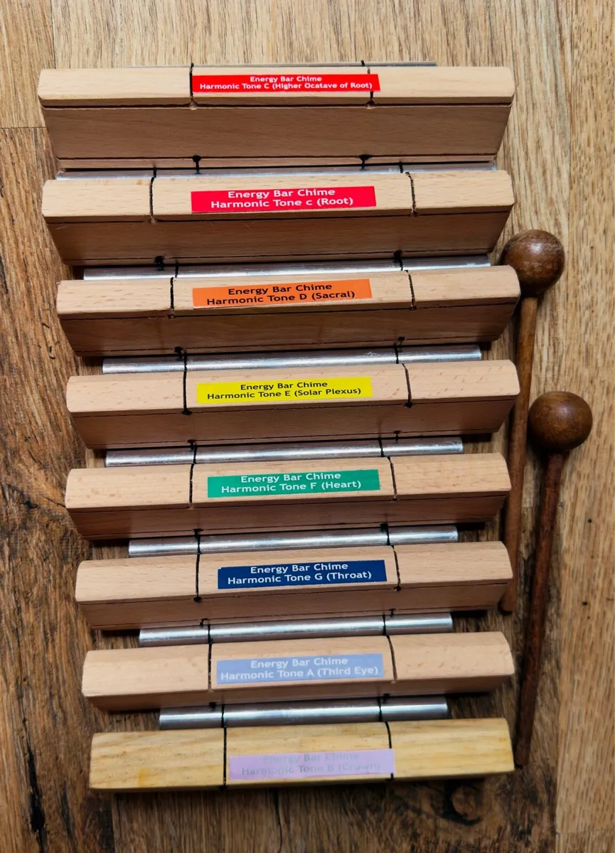 Tuned Energy Chime Chakra Set – 8 Energy Chimes - Image 2