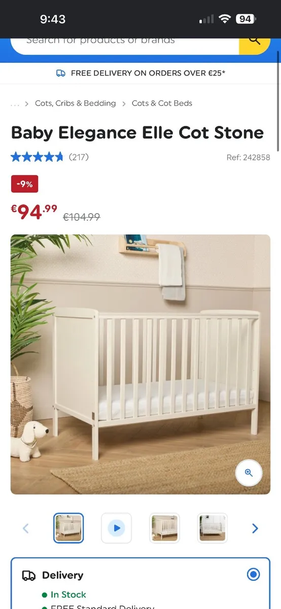 Baby cot - Image 3