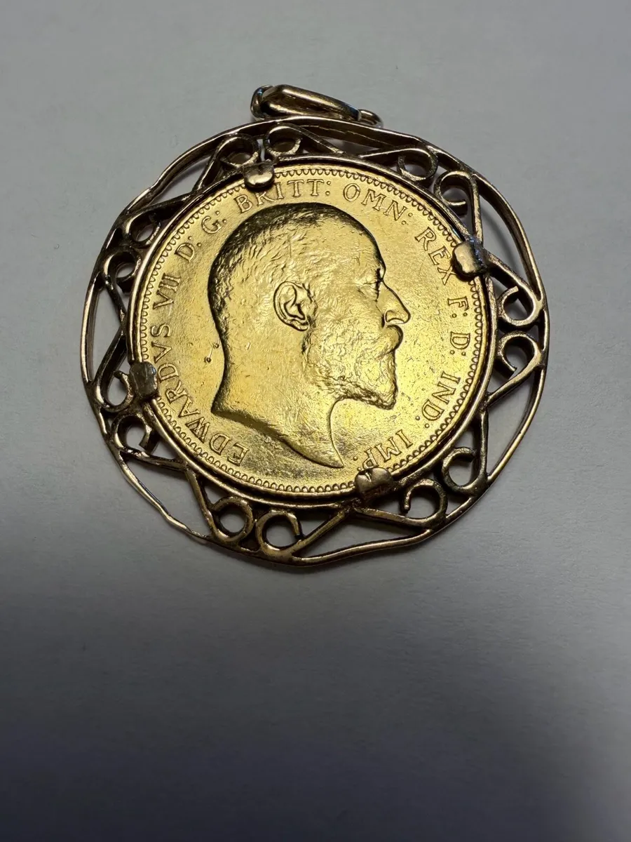 1902 Gold Sovereign Coin Edward VII - Image 1